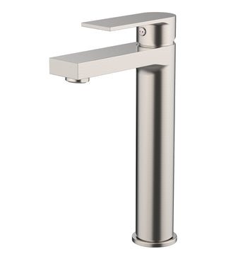 Brushed Nickel Basin Mixer Tall