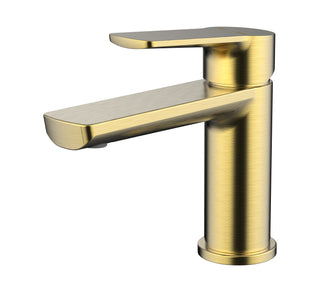 Brushed Gold Basin Mixer