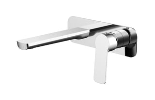 Chrome Wall Basin/Bath Mixer