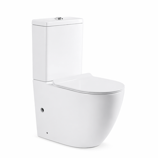 Windstorm Tornado Rimless Silent Flush Nano Glaze Two Piece Toilet