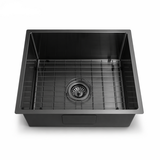Logan 540x440x220 Gunmetal Black Single Bowl Stainless Steel Sink