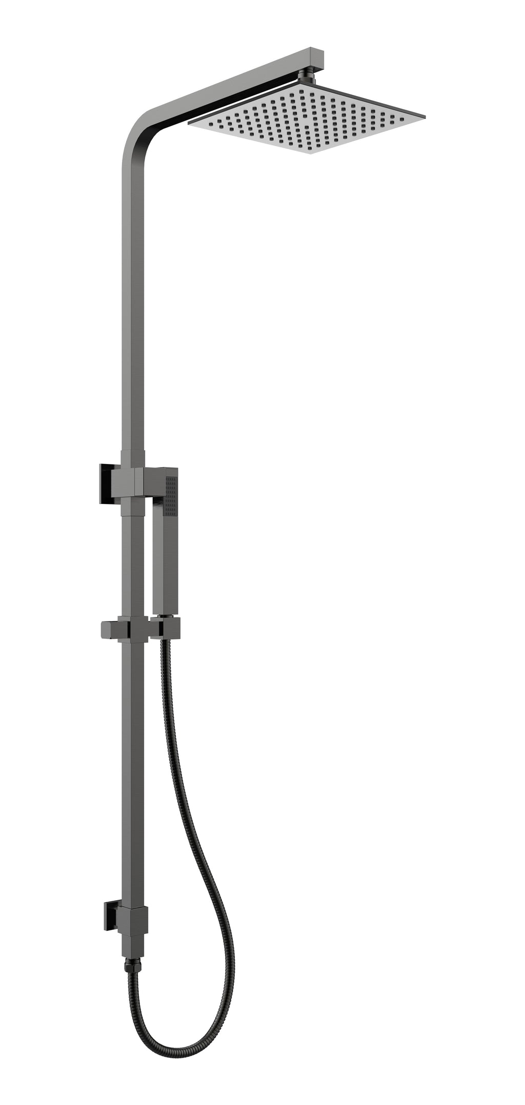 Ava Shower Rail Set - Gun Metal – South East Building Supplies