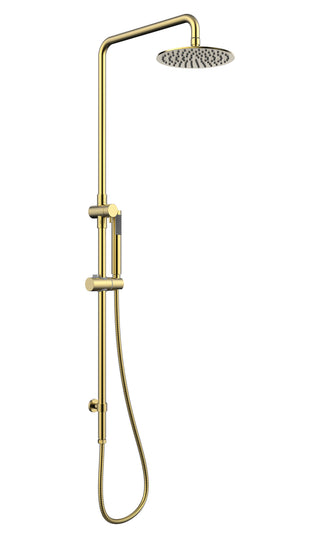 Luna Shower Rail Set - Brushed Brass