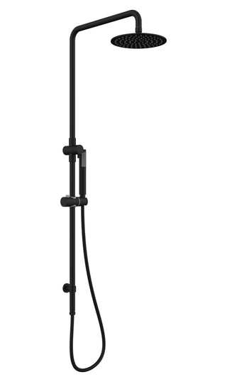 Luna Shower Rail Set - Matte Black