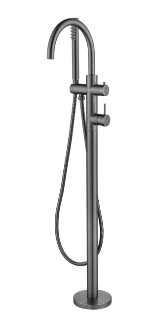 Free Standing Bath Set Gun Metal