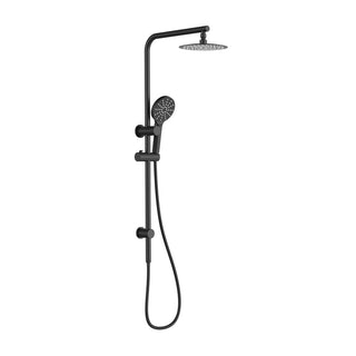 Verona Shower Set Multi Function 250mm Head - Matte Black