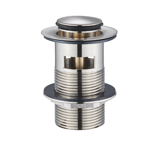 Pop-Up Waste 32mm With Overflow Brass – Brushed Nickel