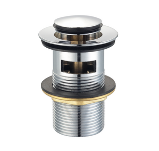 Pop-Up Waste 32mm With Overflow Brass – Chrome