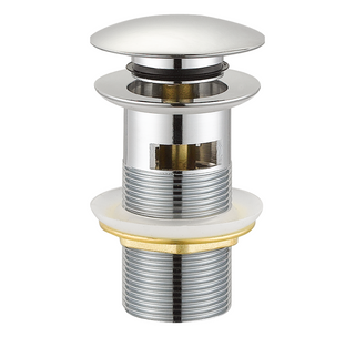 Pop-Up Waste 32mm With Overflow Brass – Chrome