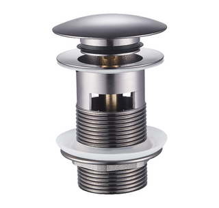 Pop-Up Waste 32mm With Overflow Brass – Gun Metal