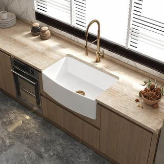 Flora 610x508x254mm Butler Farmhouse Kitchen Laundry Ceramic Kitchen Sink