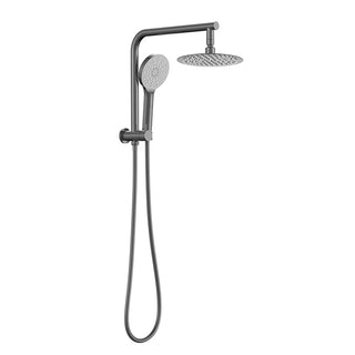 Moreton round multi function shower gun metal