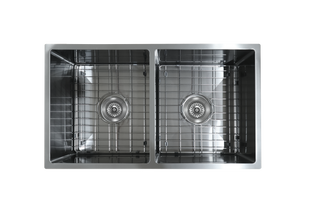 Nala 760x440x220 Satin Double Bowl Stainless Steel Sink