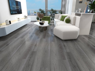 Dark Grey Oak Premium Hybrid Flooring 7.5mm