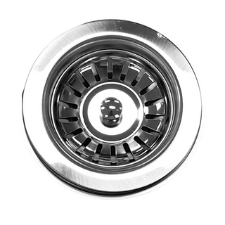 Silver Stianless Steel Sink Basket Waste