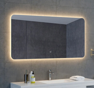 LED Mirror 1600x800 Rectangular Frameless Touch Backlit LED Mirror SEBS1680D
