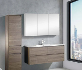 PSH-12075 Brighton Collection Mirror Shaving Cabinet Gloss White 1200mm