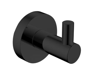 Brass Robe Hook Matte Black
