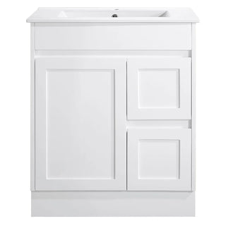 Quinn - MATTE White Hamptons Style Freestanding Vanity 750mm