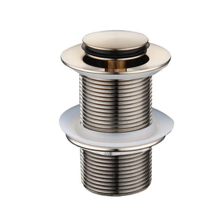 Pop-Up Waste 32mm With Non-Overflow Brass – Brushed Nickel
