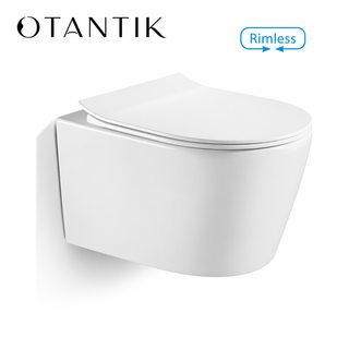 Cortona Wall Hung Rimless Toilet Pan
