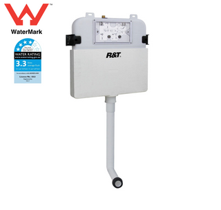 R&T In Wall Cistern Floor Mounted Wall-faced Pan