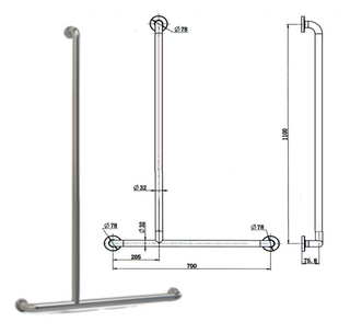Bella Disabled Bathroom Kit Back to wall Rimless Toilet Suite - AS1428.1 Commercial Compliant