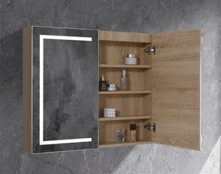 Brighton - Rectangular LED Touchless Shaving Cabinet 750mm Matte White