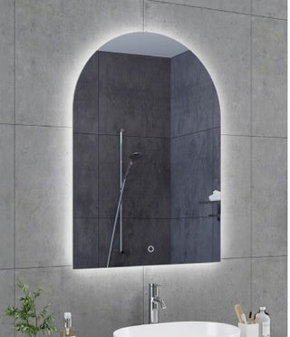 LED Mirror 600x800 Arched Frameless Touch Backlit LED Mirror SEBS6080P