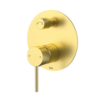 Otus Slimline Wall Mixer Brushed Gold